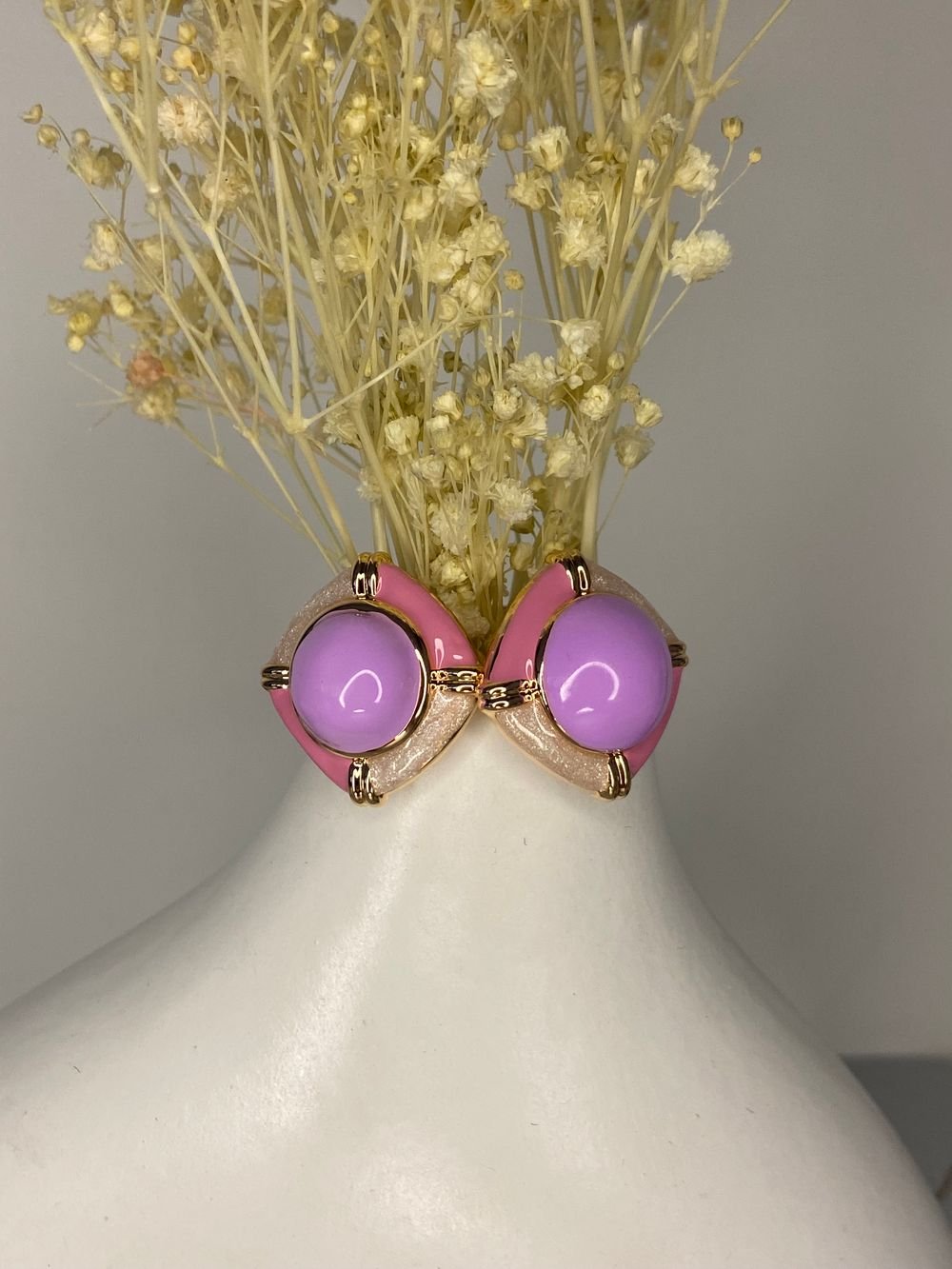 Aretes Cuadrado Vanguardista en acero inoxidable
