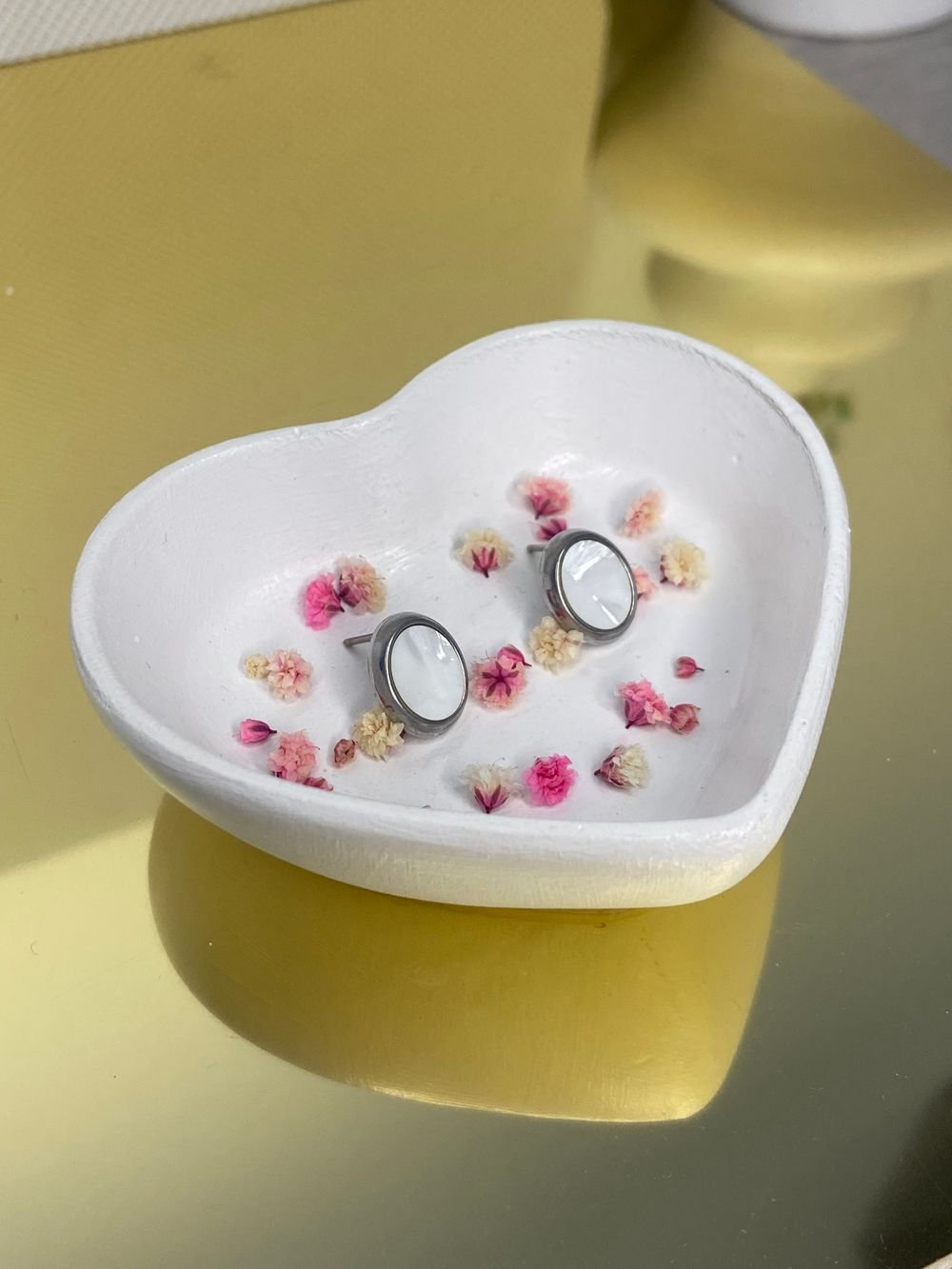 Aretes Óvalo Minimalista en acero inoxidable