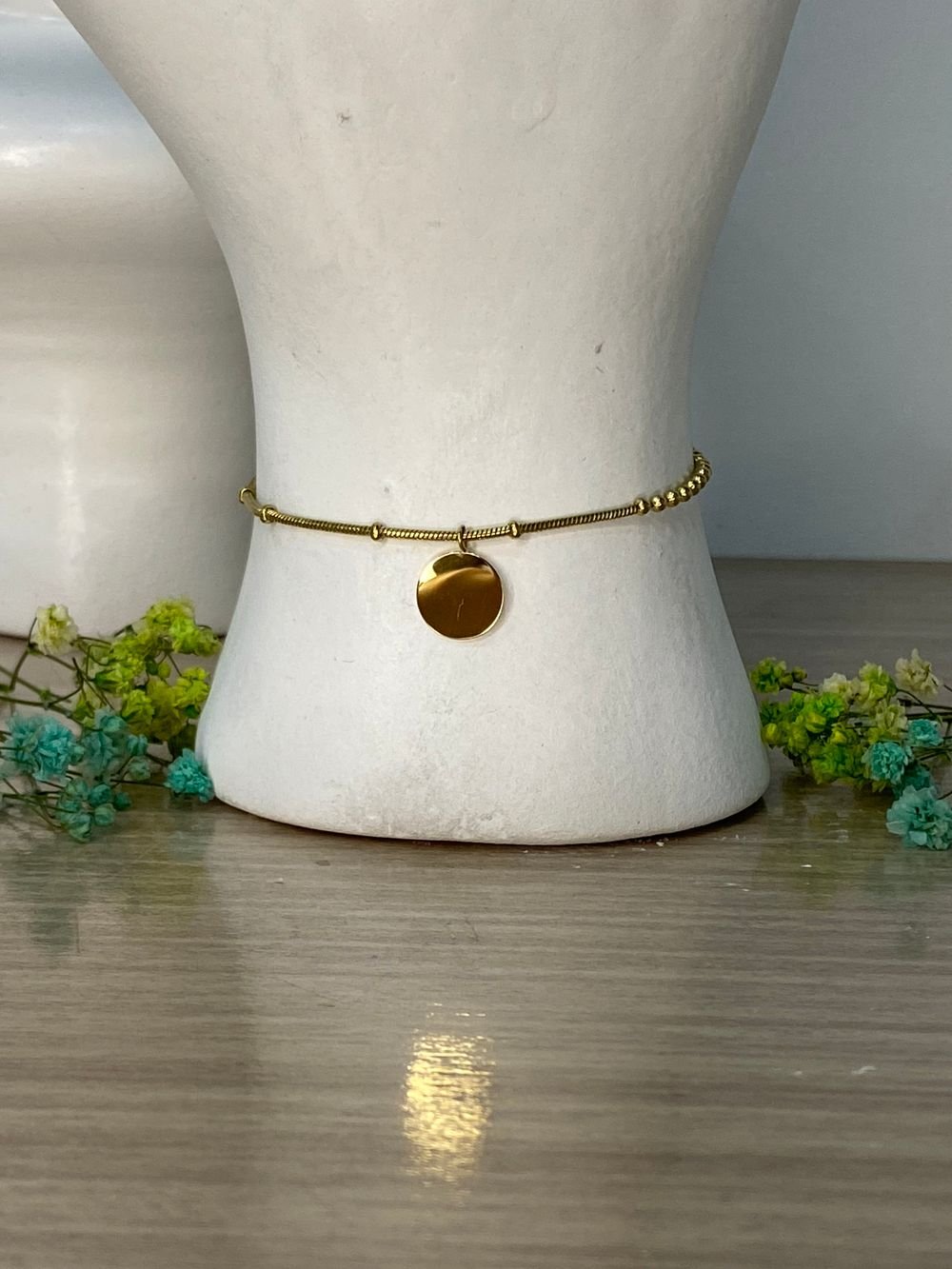 Pulsera Medalla Etérea en acero inoxidable